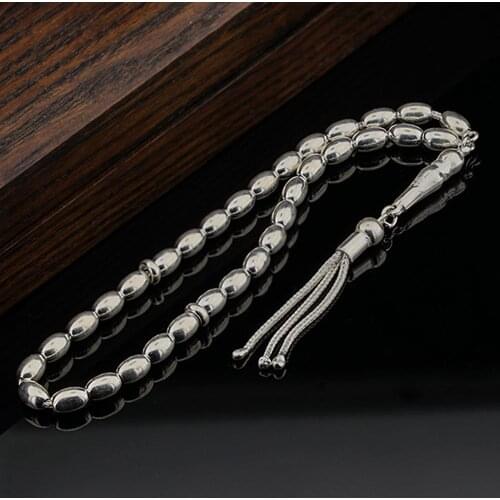 Barley Cut Silver Rosary Model 4