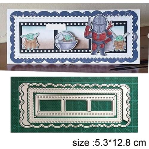 Rectangle Film frame Metal Cutting Dies Stencils for DIY Scrapbooking/Photo Album Decorative Embossing DIY Paper Cards