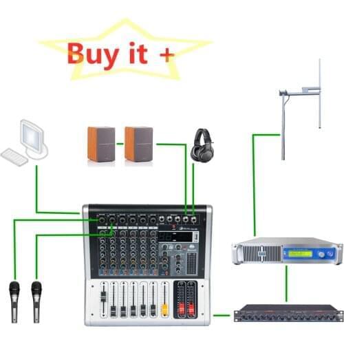 Warranty: 6 years- YXHT 300W FM Transmitter 1-Bay + 60 meters Complete Package for Radio Station (Total 10 Sets of Equipments