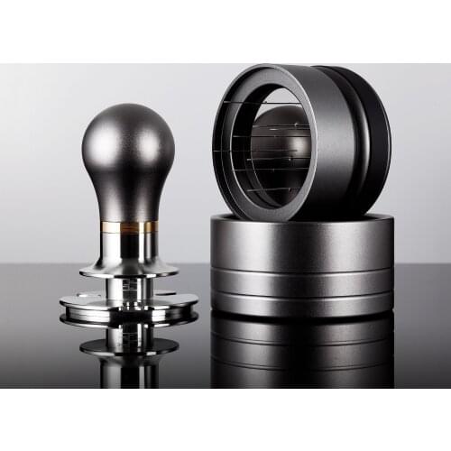 Needle Coffee Adjustable Height 58mm Distributor Leveler Tool Powder Press 304 stainless steel Coffee tamper