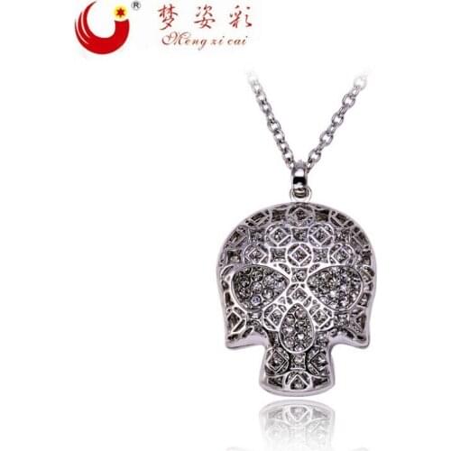 Quality cutout collar skull necklace short design necklace halloween accessories fashion personality pendant T1583