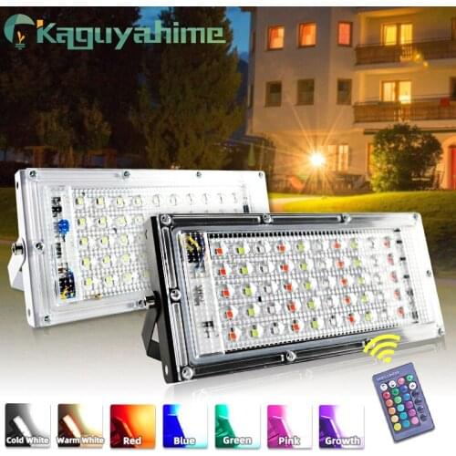 Kaguyahime LED Spotlight 50W Reflector Lighting 220V 240V Outdoor Flood Light Garden Street Lamp IP65 Waterproof LED Spot Light