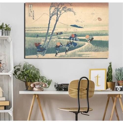 Katsushika Hokusai Eiji Canvas Painting Print Living Room Home Decoration Modern Wall Art Oil Painting Posters Picture Framework
