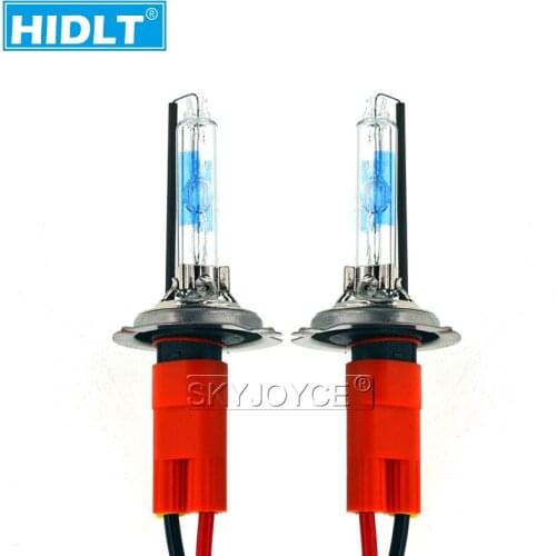 HIDLT 2PCS 55W HID Xenon Headlight Conversion Kit Car Bulbs H1 H7 H11 9012 5500K Auto Headlamps Slim Mini Fast Bright Ballast