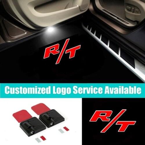Red R/T Logo Car Wireless Welcome Lights for Durango R/T