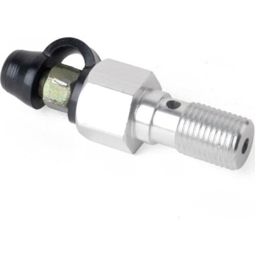 M10 x 1.25mm Universal Banjo Bolt Bleed Nipple Bleed Screw High Quality Brake Caliper Bleed Screw/Nipple For Motorcycle Scooter