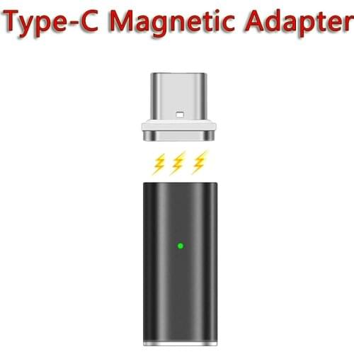 USB c to usb c Magnetic Adapter For Android Samsung S20 Huawei Mate 40 Charger, USB C Magnetic Charging For Xiaomi Redmi Charge