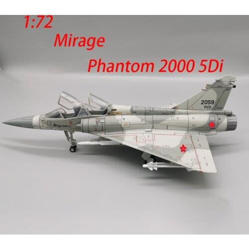 Mirage 2000 5Di Diecast 1/72 Scale Two-seater Attack Aircraft Display Toy Gift Boy Collection Classic Military Fighter Model