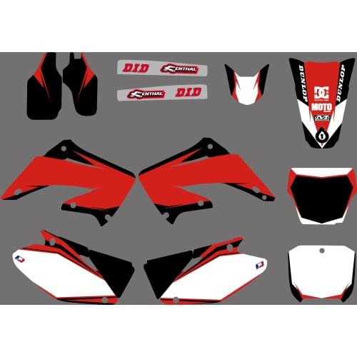 NICECNC Graphic Decals Stickers Kit For Honda CR125 CR250 CR 125 250 2002 2003 2004 2005 2006 2007 2008 2009 2010 2011 2012