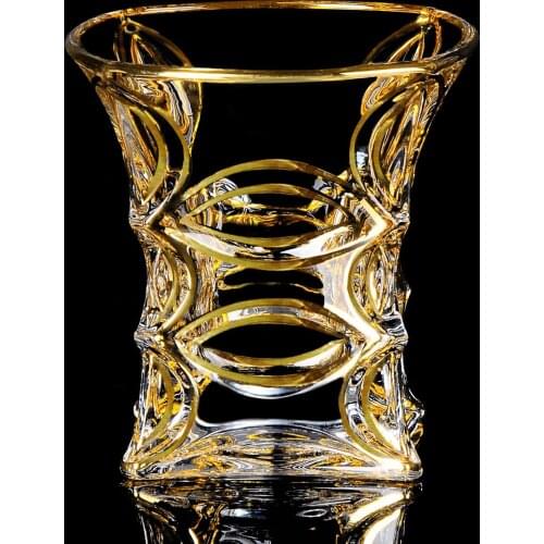 Set of 2 high quality crystal party whiskey wine glass home party beer drinking glass cups 200831-31