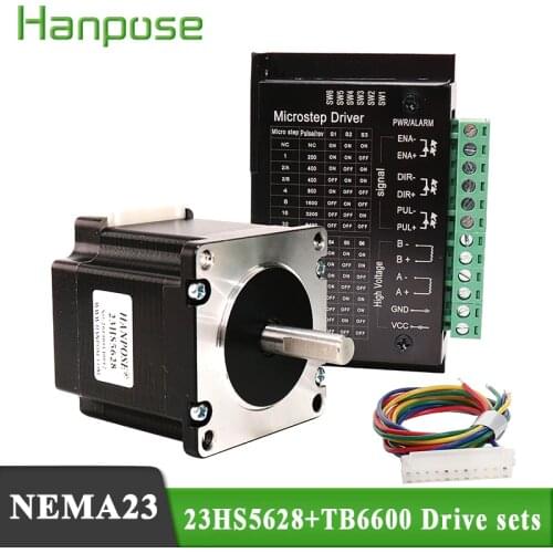 NEMA23 upgrade 189N.CM 57 stepper motor driver 23HS5628 Tb6600 controller motor 2.8A drive board module board