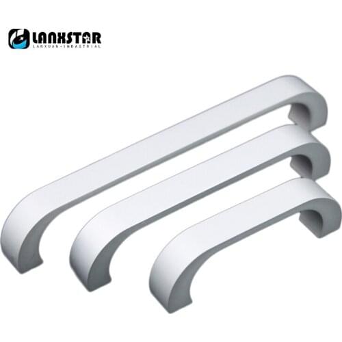 Aluminum Alloy Solid Handle High-grade Matte Modern Minimalist Cabinet Drawer Shoe Door Knob Handles