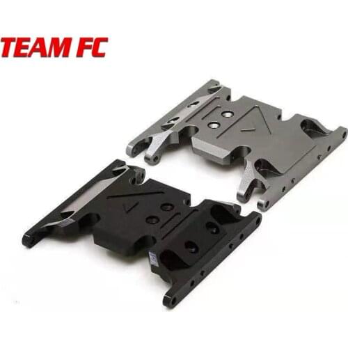 Aluminum Alloy Transmission Mount Base Gearbox Holder Skid Plates for 1/10 RC Crawler Axial SCX10 and SCX10 II Chassis