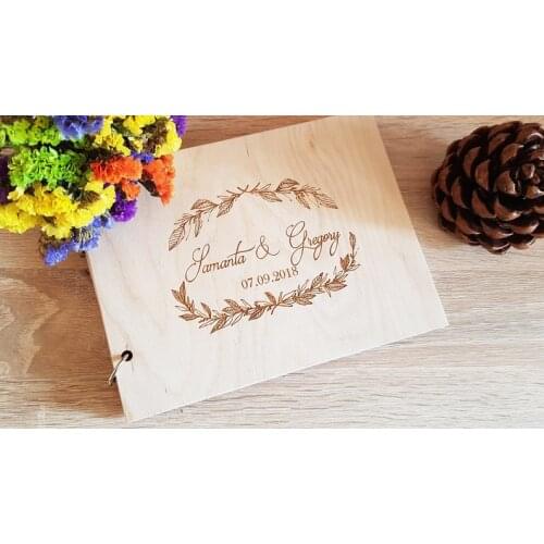 Gift Wooden Book Personalized Guest Book Alternative Guest Book Gift Wooden Book Personalized Guest Book Alternative Guest Book