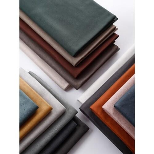 Width 57" Simple Light Luxury Technology Pure Color Imitation Suede Fabric By The Half Yard For Sofa Bay Window Cushion Material