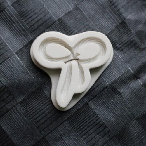 Rope Bow Silicone Mold Fondant Mould Cake Decor Tool Chocolate Gumpaste Mold, Sugarcraft, Bakeware, Kitchen Gadget