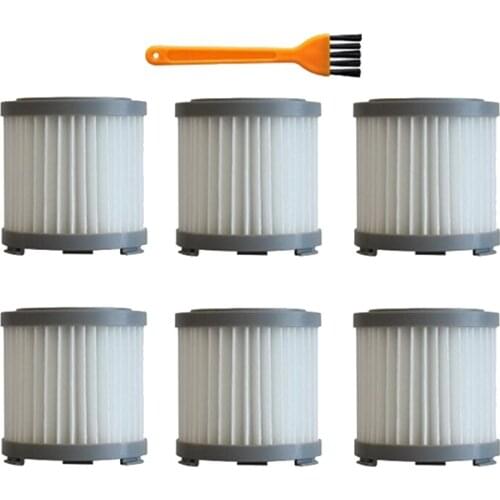 6Pcs HEPA Filter For Xiaomi JIMMY JV51 JV71 CJ53 C53T CP31 Handheld Cordless Vacuum Cleaner Replace Parts
