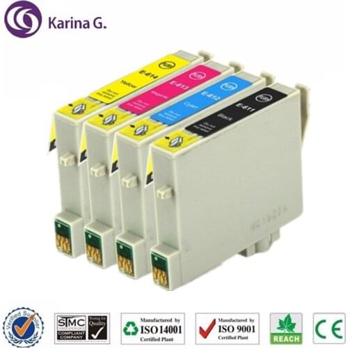 Compatible ink cartridge for T0611 - T0614 T0611 suit for Epson D68 D88 D88+ DX3800 DX3800+ DX3850 DX3850+ DX4200 etc