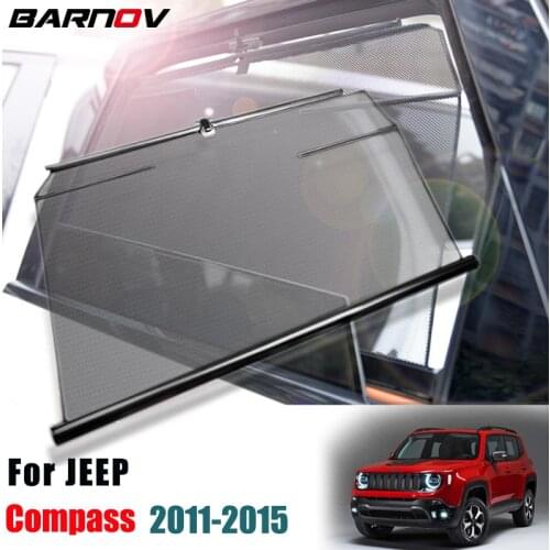 For JEEP Compass 2008-2019 Car Special Sun Shade Side Window Automatic Lifting Sunshade Sunscreen Insulation Telescopic Curtains