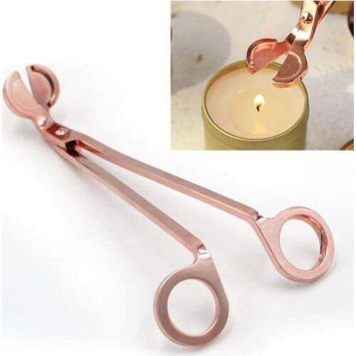 Candle Wick Trimmer Stainless Steel Oil Lamp Trim Scissors Cutter Snuffer Tool Hook Clipper