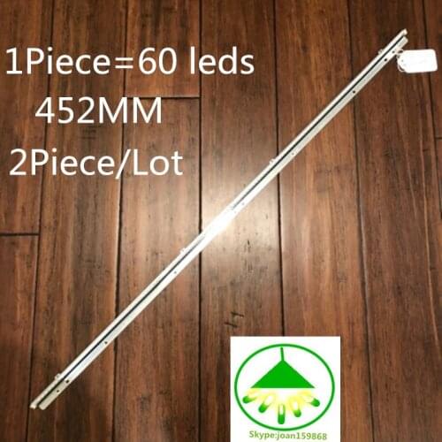 2pcs/Lot LED 452MM strip SLED 2011SGS40 5630 60 H1 REV1.0 LJ64-03567A L40F3200B LTA400HM13