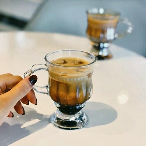 Amber Transparent Wine Glass Relief Embossed Diamond Drinking Fruit Juice Wedding Party Wine Cup