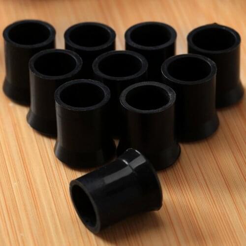10Pcs Smoking Pipe Assceeories 11mm Black Tobacco Smoking Pipe Mouthpiece Stem Rubber Pipe Tip Grips Ring Protective Sleeve