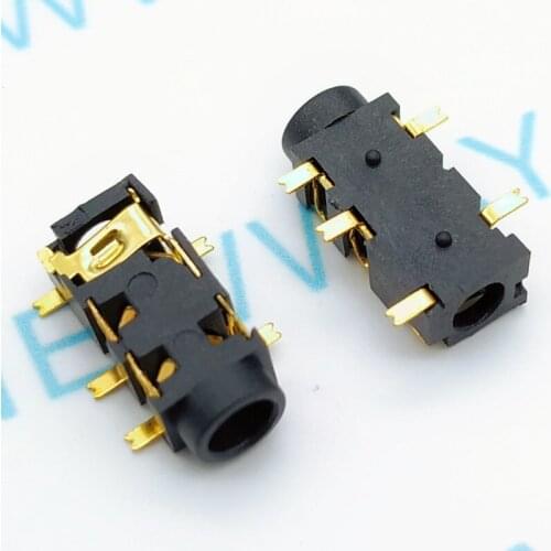 10Pcs Pj-327A Headphone Jack 3+2 2+3 3.5 Headphone Jack Headphone Jack Digital Product Earphone Holder
