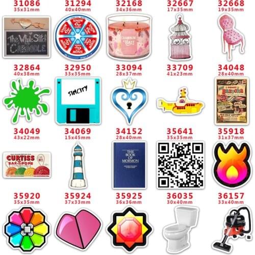 10 pcs Resins Flatback for Hair Bows Planar Resin Crafts Custom Resin for DIY Phone Decorations PR31086