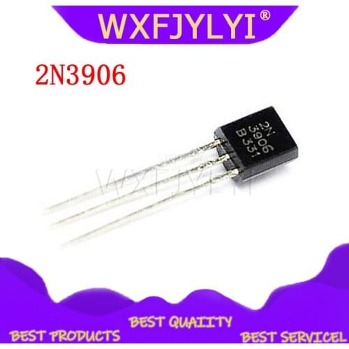 100PCS 2N3906 TO-92 TO92 0.2A 40V PNP Transistor new and original IC