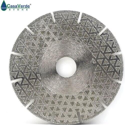 5 inch 125mm diamond electroplated saw blade for cutting marble and Engineered stone