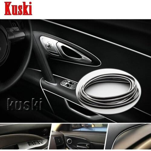 5M Car Styling Interior Mouldings Trim Strip Sticker For Mitsubishi ASX Lancer 10 9 Outlander Pajero I200 Cadillac CTS SRX AT