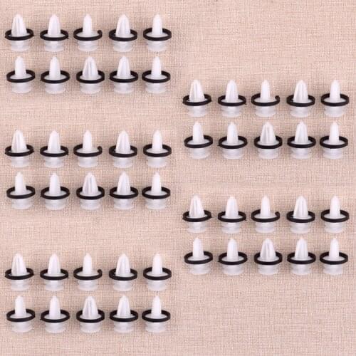50Pcs Door Trim Panel Clips with Sealer Car Accessories Fit for Ford W713297-S300