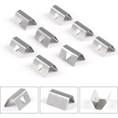 8PCS For Heko G3 SNED Clip Of Weather Deflector Channel Metal Fixing Clip Automotive Goods Car Accessories Car Interior Decora