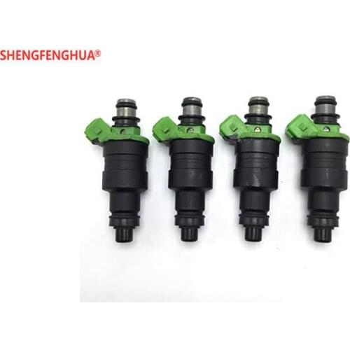 4PCS auto partsFuel Injector 195500-1670 For 88-89 Mazda 323 Mercury Tracer Daihatsu Charade