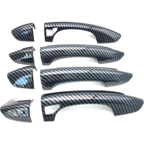 For Ford Fusion Mondeo 2013-2019 Exterior Door Handle Cover Carbon Fiber Style