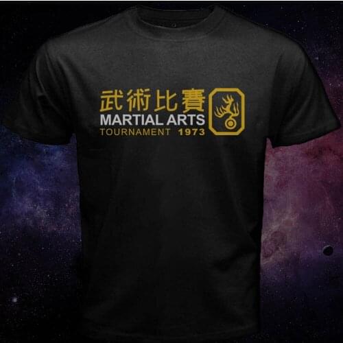 Enter The Dragon Martial Arts Han Tournament Jeet Kune Do Kung Kungfu Shirt Summer shubuzhi Short Sleeve T Shirt