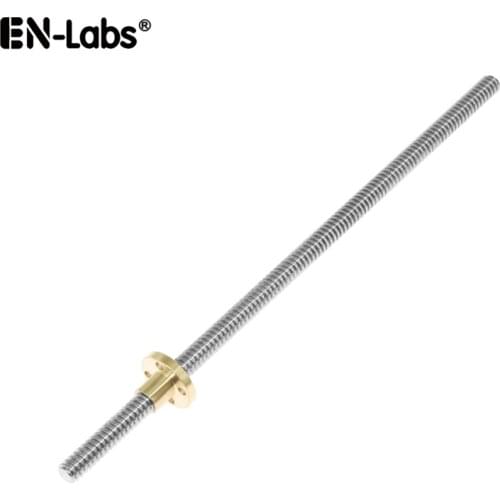 500mm T8*8 Lead Screw w/ Nut for 3D Printer,8mm NEMA 17 Stepper Motor Trapezoidal Threaded Rod 400mm 350mm 330mm 300mm Pitch 2mm