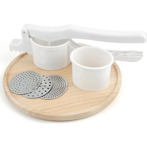 Stainless Steel Potato Ricer Creative Manual Food Masher Vegetable Fruit Masher Premium Home Chopper Kitchen Supplies