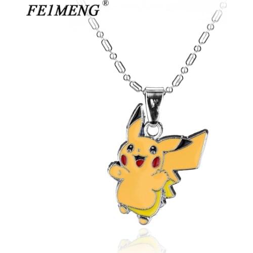 Classic Cute Necklace Anime GO 10 Styles Enamel Pocket Monster Choker Necklaces For Women Pendant Collar For Fan