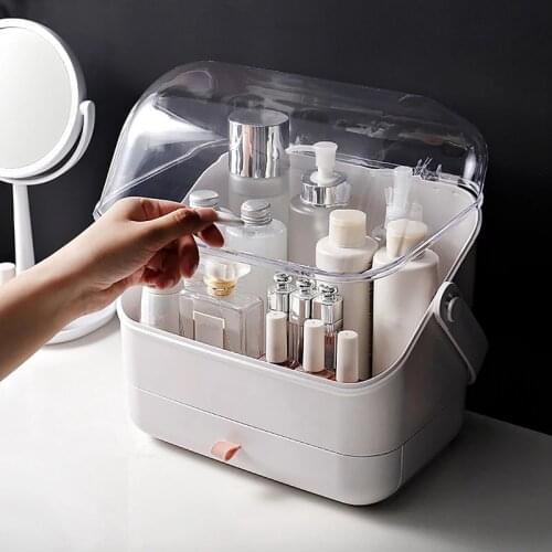 Cosmetic Storage Box Makeup Box Drawer Makeup Container Portable Cosmetic Organizer Box