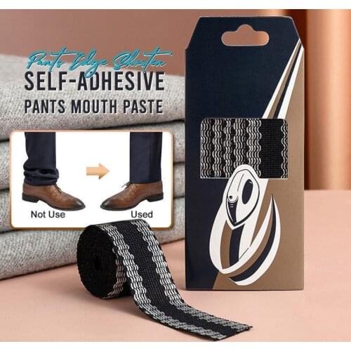 Pants Edge Shorten Self-Adhesive Pants Mouth Paste Sewing Machine Part Accessories Foot Presser Pants Apparel Sewing Fabric