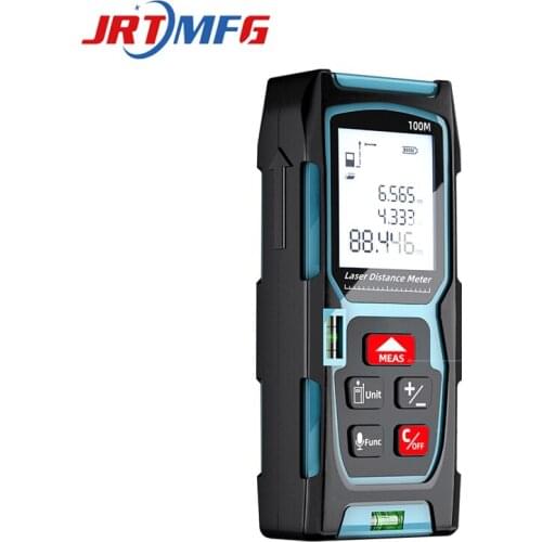 JRTMFG Laser Rangefinder Infrared Measure Rechargeable Construcment Measuring Tools High Precision Portable Laser Distance Meter