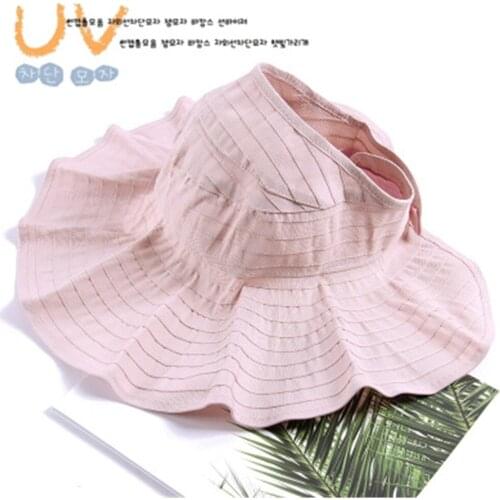 Summer Sun Hat can be folded anti-uv empty top hat big-brimmed Sun hat woman beach fisherman hat WS-2549