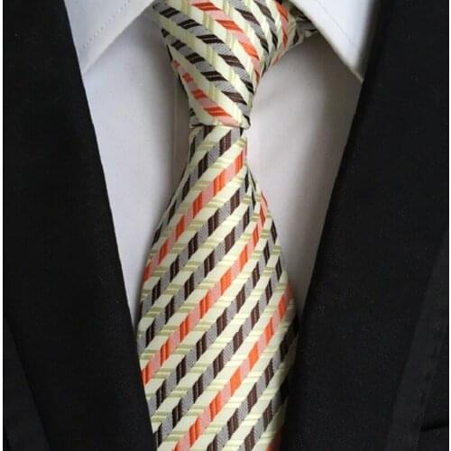 HOOYI 2019 Plaid Necktie Stripe Tie Business Mens Ties for Men Mariage accessories Boys 8cm