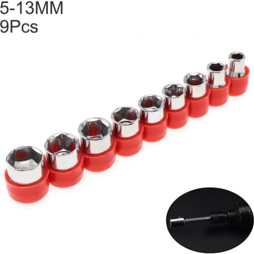 9pcs/lot Hardware Tools Drill Accessories Universal Shaft Bit Set Multifunctional Soft Shaft Drill