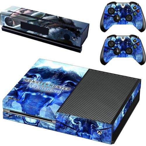 Monster Hunter World Iceborne Skin Sticker Decal Cover For Xbox One Console & Kinect & 2 Controllers For Xbox One Skin Sticker