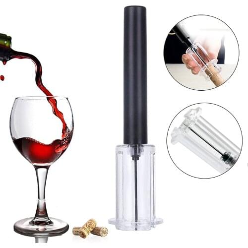 Air Pressure Wine Bottle Opener Bottle Pump Stainless Steel Pin Cork Screw Tool Beer Opener Corkscrew Corks Out Kitchen Gadgets