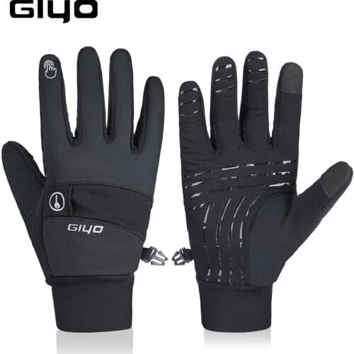 GIYO Winter Sports Gloves Men Women Cycling Bicycle Gloves Full Long Finger Road MTB Bike Gloves Ski Motorcycle Driving Gloves