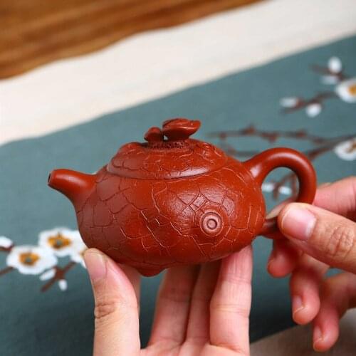 ★manufacturers selling 】 undressed ore dahongpao sketch mini ganoderma lucidum for spring pot of kung fu teapot